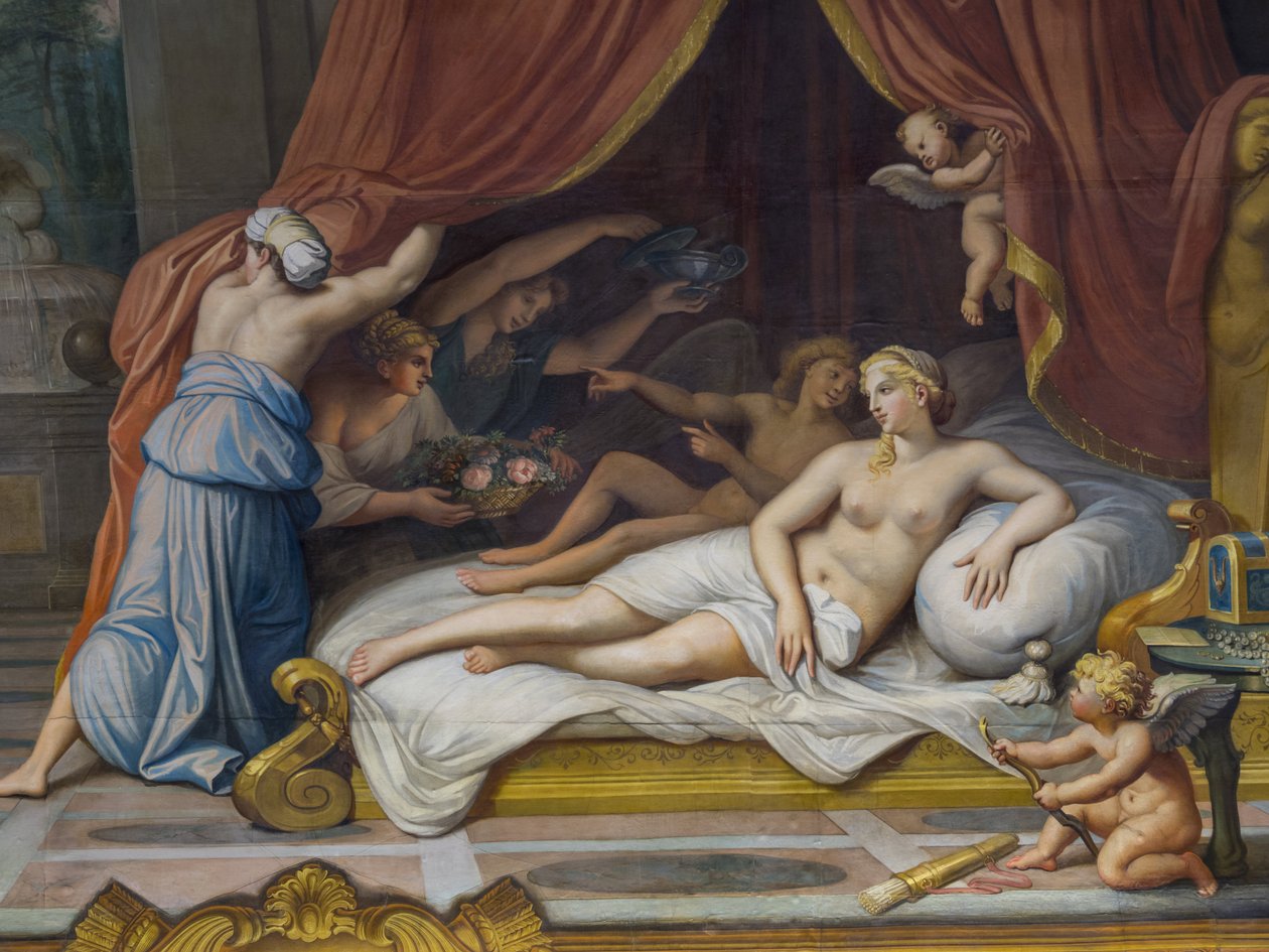 Allegorie du Feu representando Júpiter e Semele de Francois Perrier