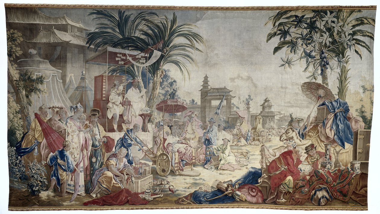 O Mercado Chinês, Manufacture Royale de Beauvais de Francois (after) Boucher