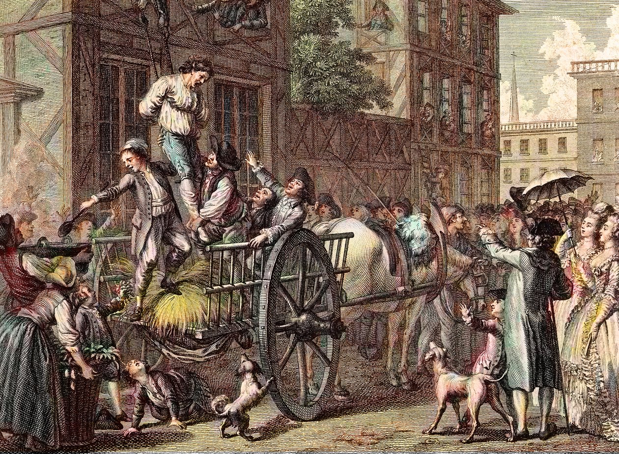 O Assalto a John Malcolm, Boston, 25 de janeiro de Francois (after) Godefroy