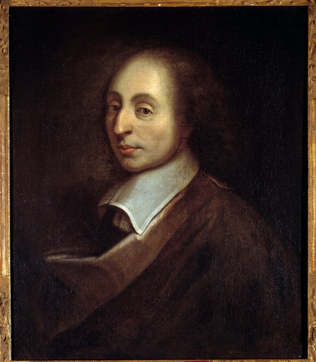 Retrato de Blaise Pascal (1623-1662) (h s/t 0,70 x 0,56) por François Quesnel (1637-99) . de Francois (after) Quesnel