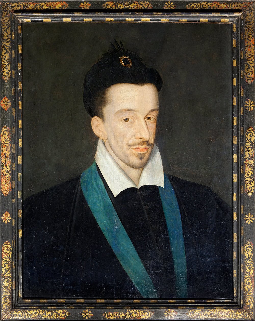 Retrato do rei francês Henrique III (1551-1589), c.1582-86 (pintura) de Francois (attr.to) Quesnel