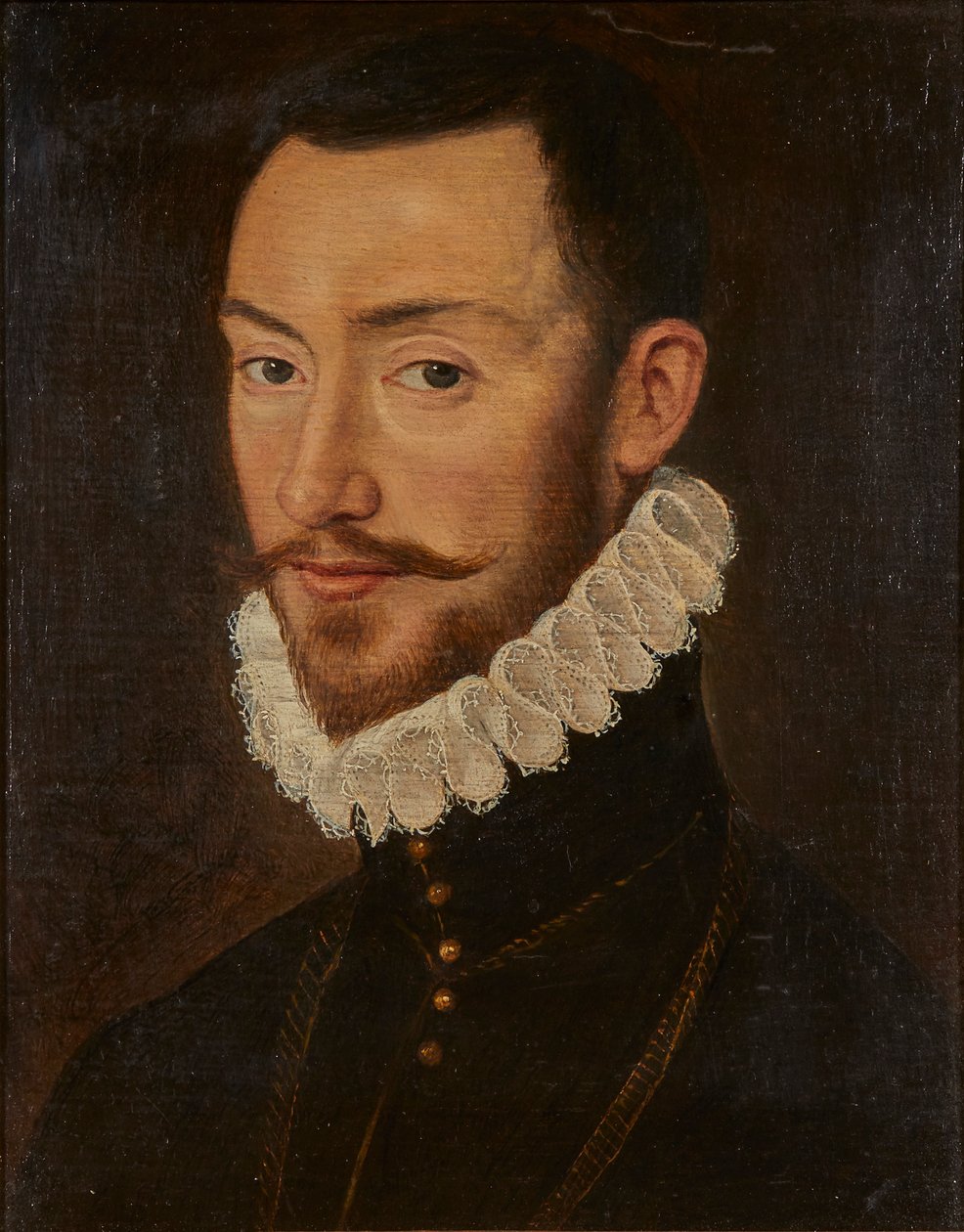 Retrato de um nobre (óleo no painel) de Francois (circle of) Clouet