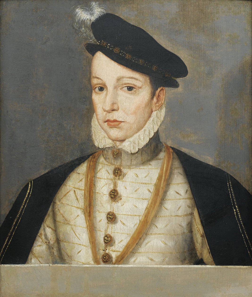 Retrato do Rei Carlos IX da França (1550-1574) par l