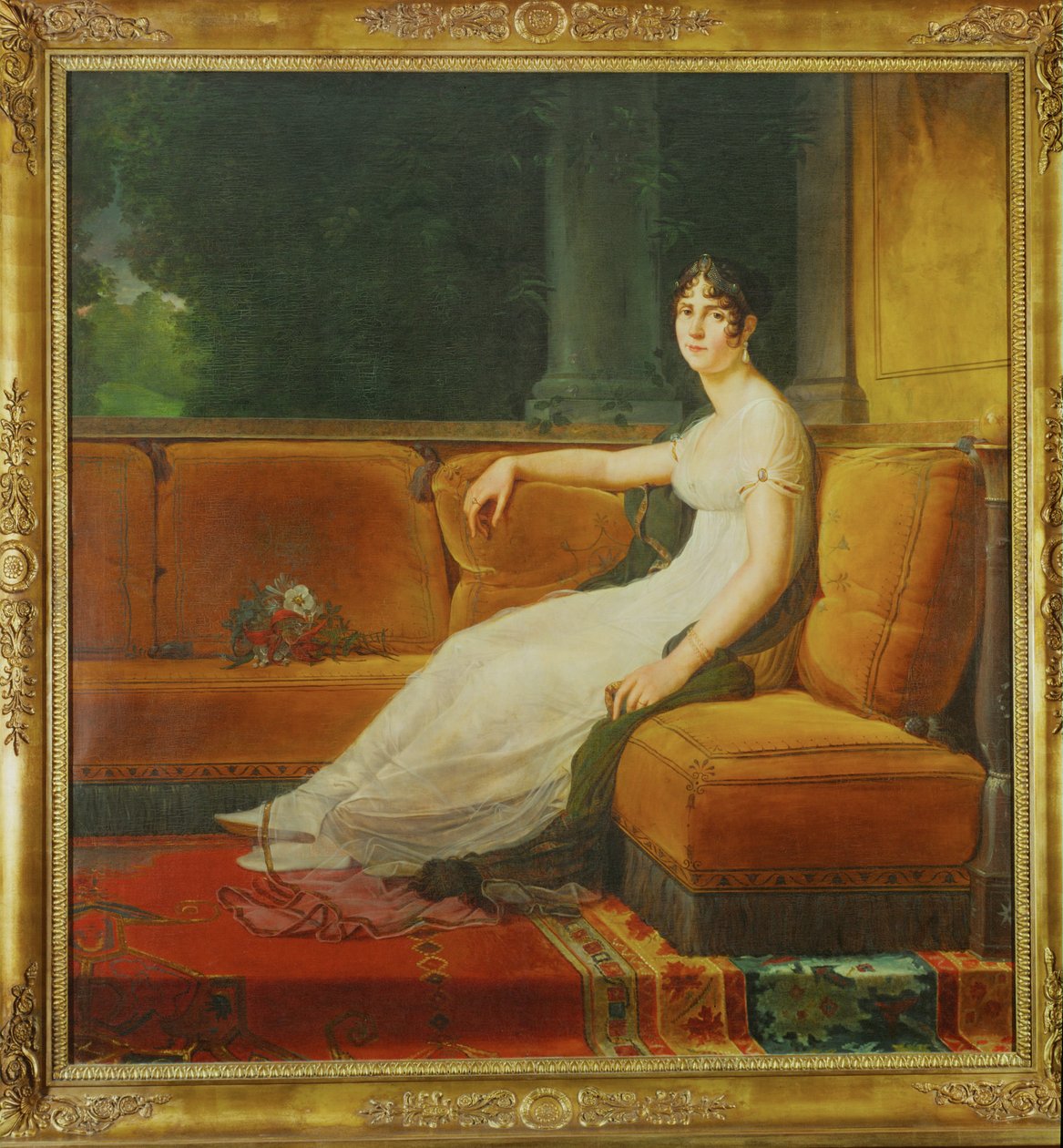 Josefina Beauharnais, imperatriz, primeira esposa do imperador Napoleão I ... de Francois (school of) Gerard