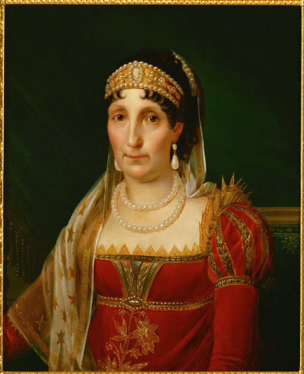 Laetizia Ramolino-Bonaparte, Madame Mere, mãe de Napoleão Bonaparte ... de Francois (school of) Gerard