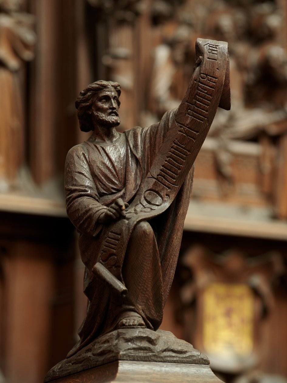 Paredes do coro (carvalho) de Francois Andre Durlet