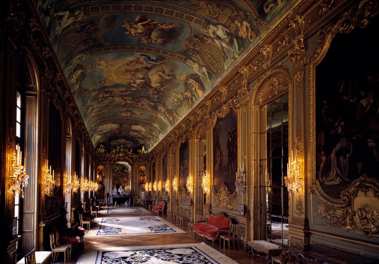 Galerie doree no Hotel de Toulouse. Arquitectura por François-Antoine Vassé (1681-1736) de Francois Antoine Vasse