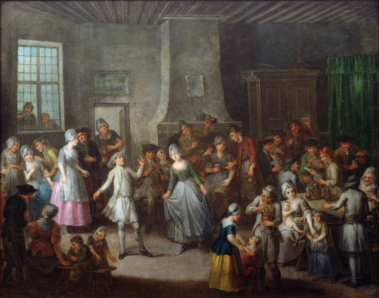 Interior de uma taberna de Francois Aubert