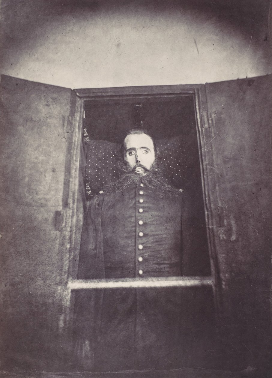 [O cadáver do imperador Maximiliano I do México], 1867. de Francois Aubert