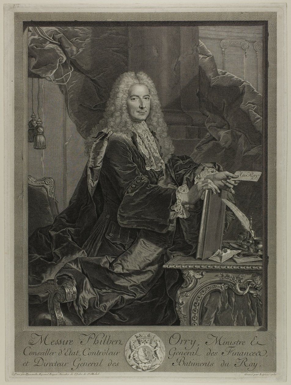 Retrato de Philibert Orrey de Francois Bernard Lepicie