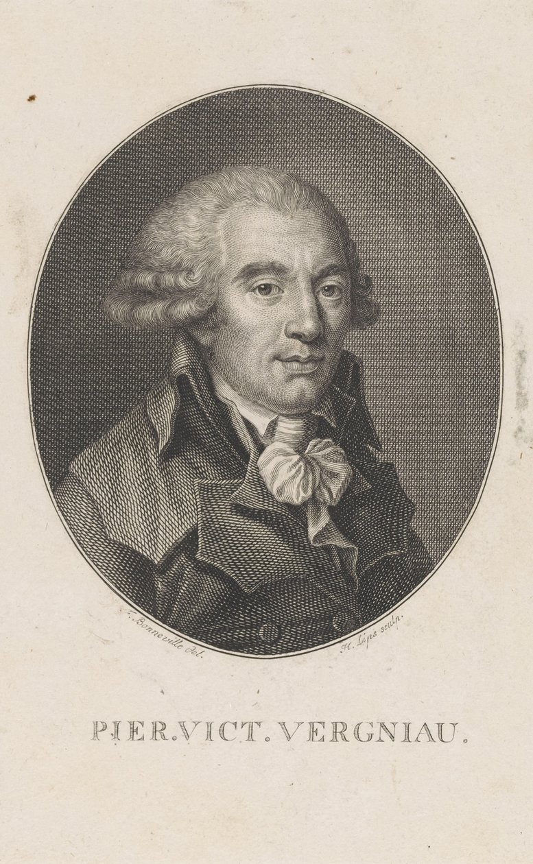 Pierre Victurnien Vergniaud 1753-1793, c. 1800. de Francois Bonneville