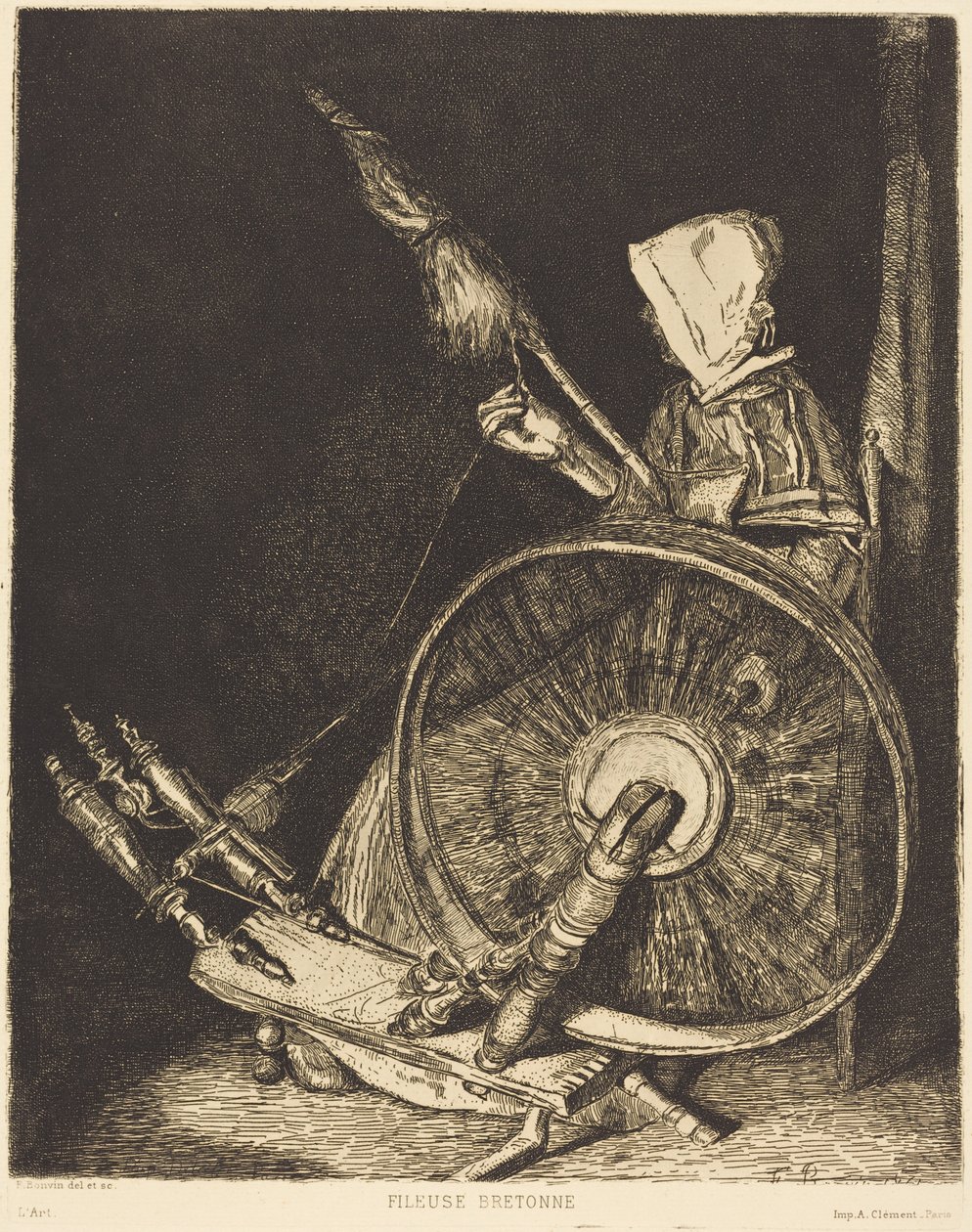 Fioadora da Bretanha (Breton Spinner) de François Bonvin