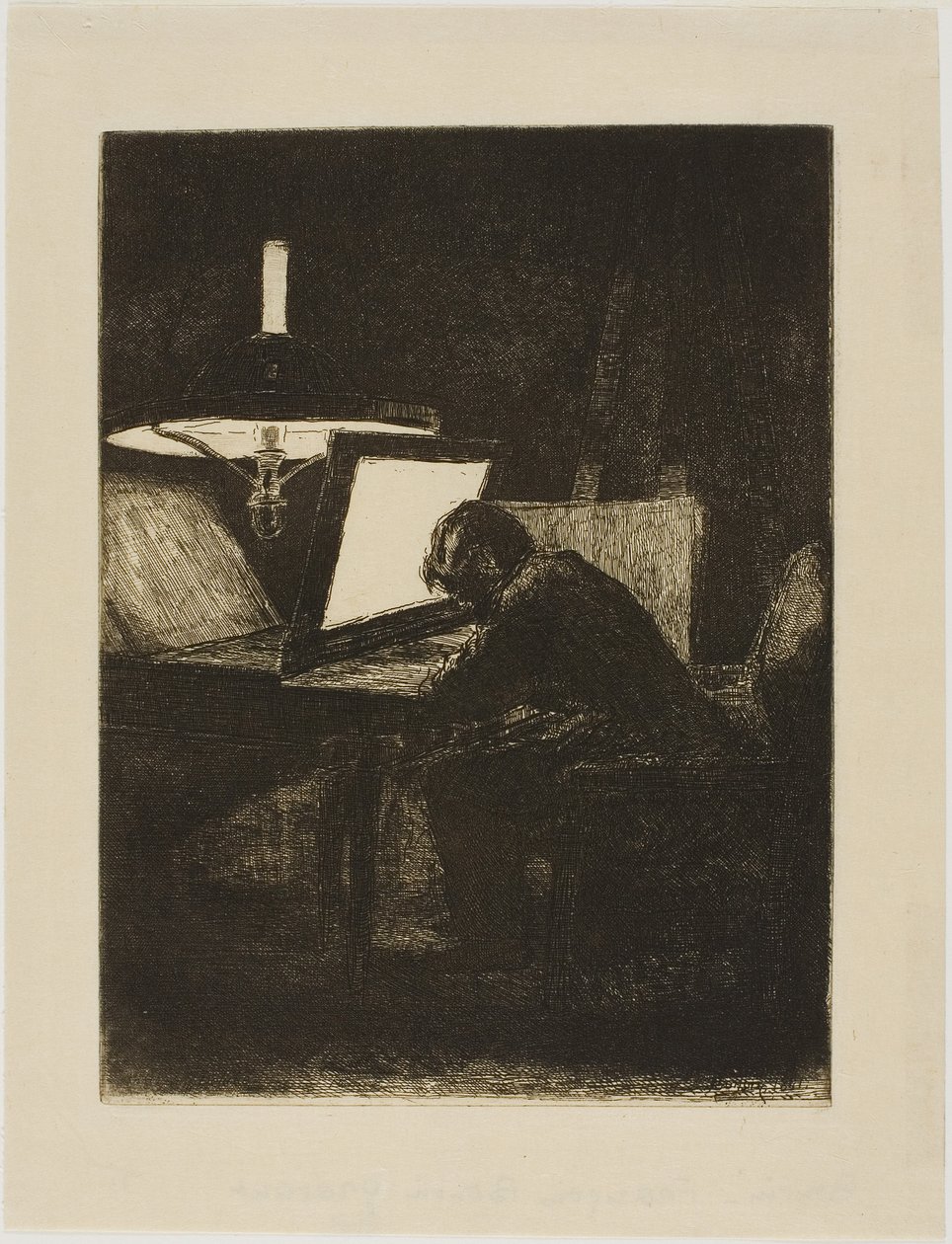 Gravura de François Bonvin de François Bonvin