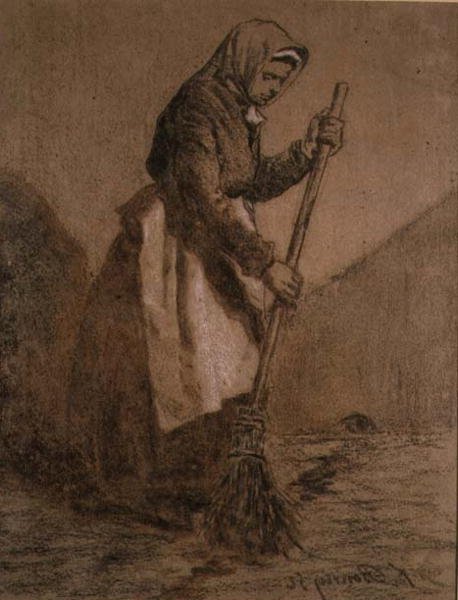 Mulher Varredora de François Bonvin