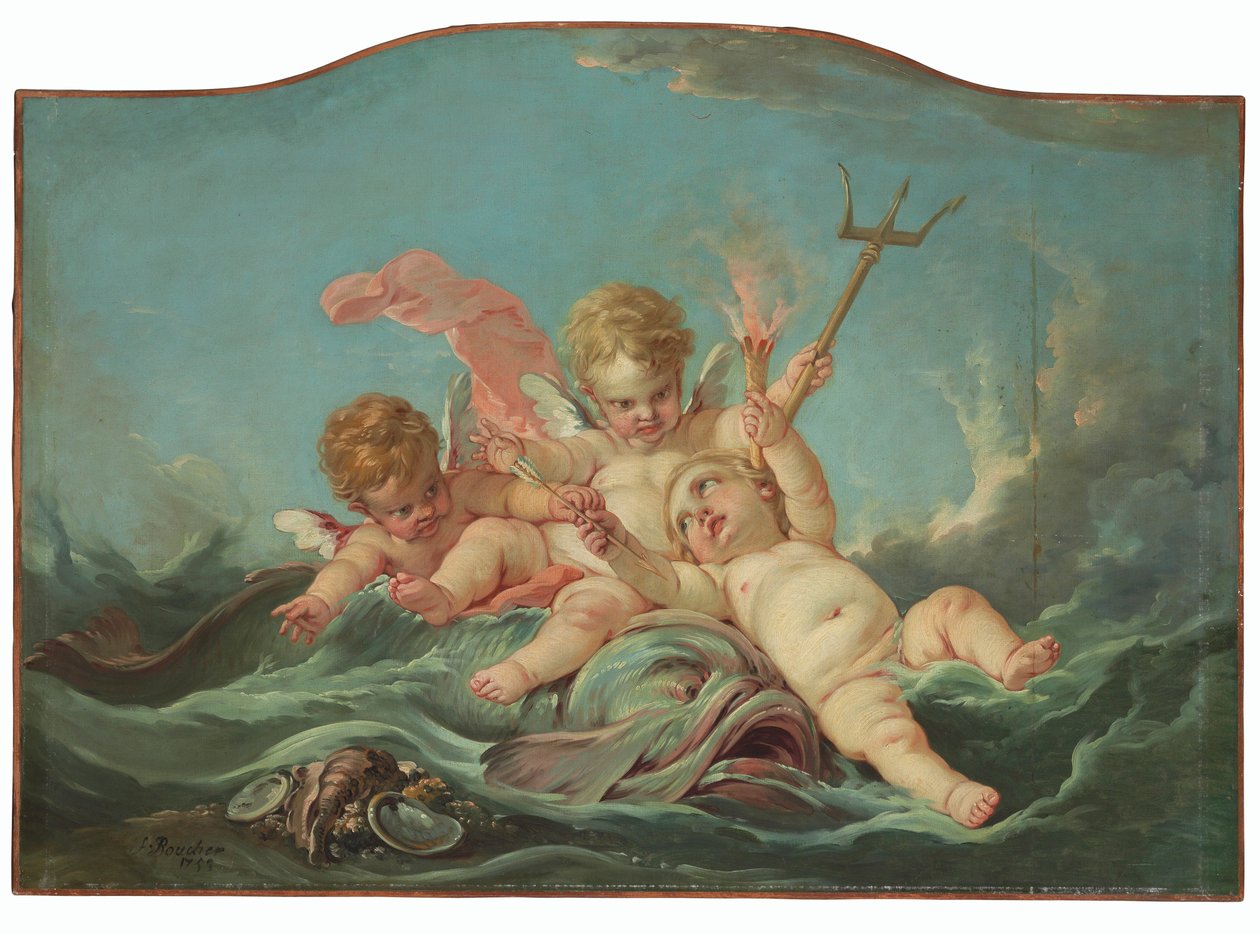 Uma Alegoria da Água de François Boucher