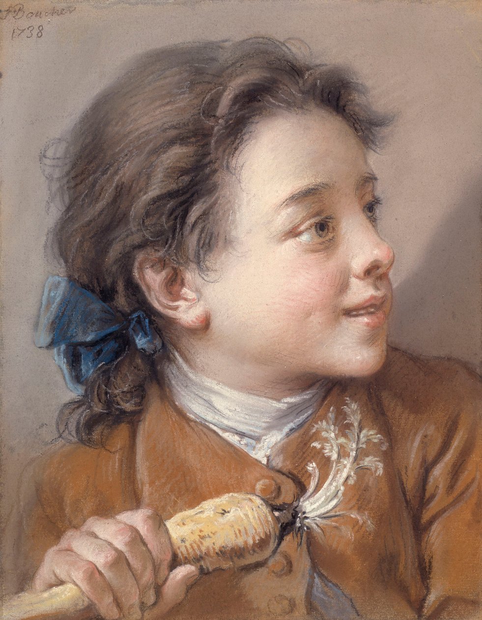 Rapaz com uma cenoura de François Boucher