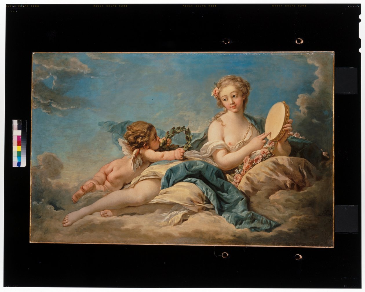 Clio, a Musa da História e da Canção de François Boucher