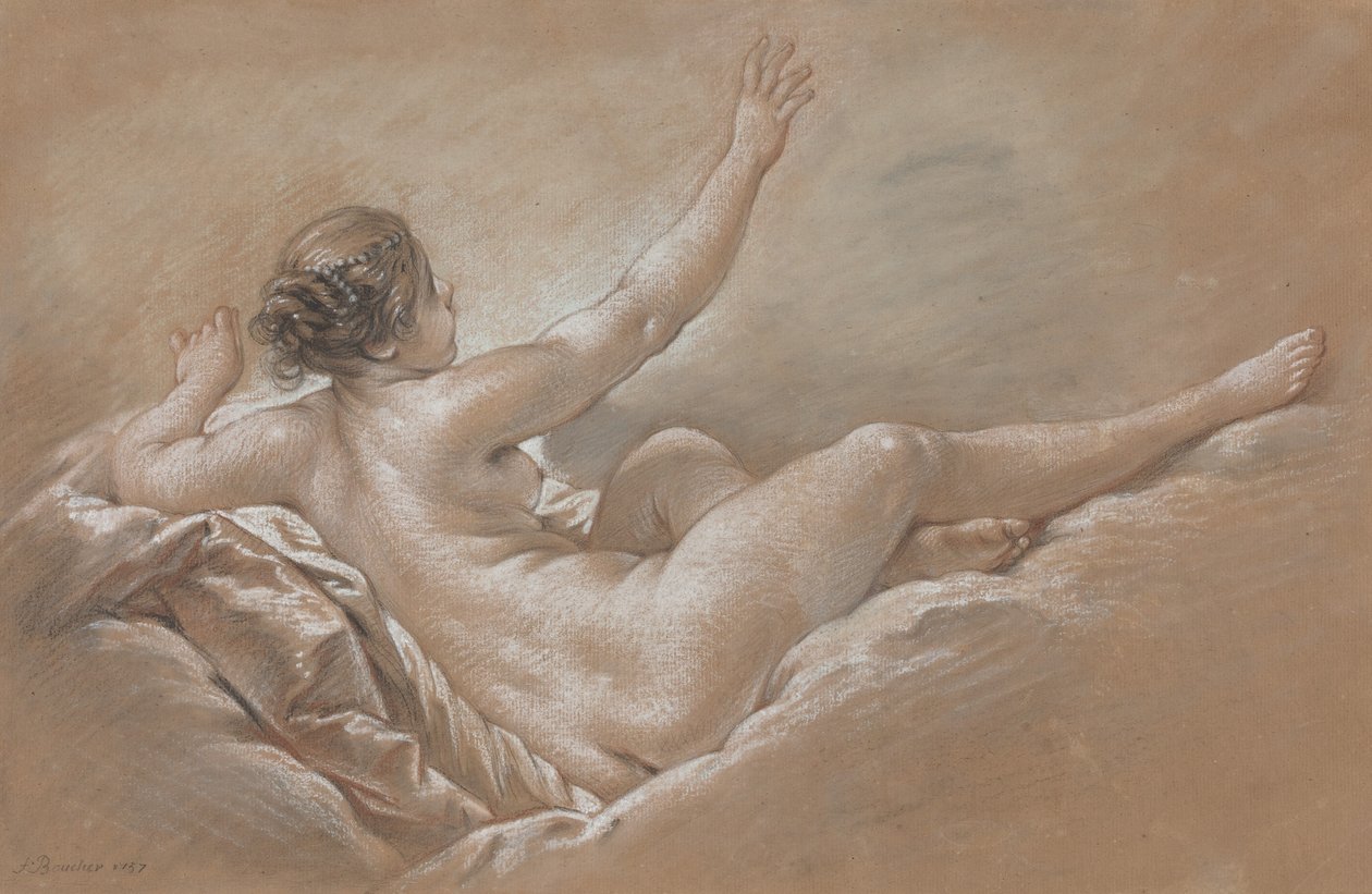 Danae a receber a chuva dourada de François Boucher