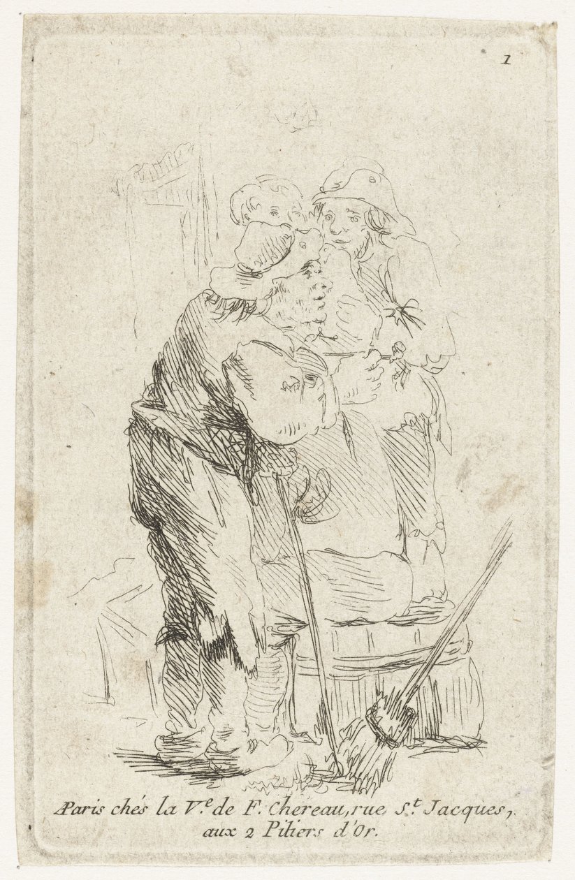 Três agricultores de François Boucher