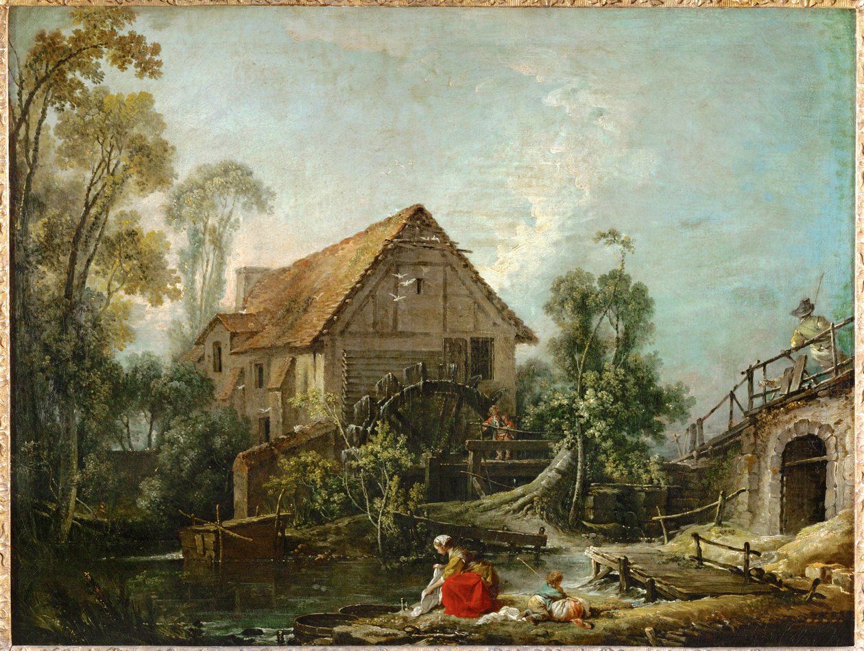 Le moulin - o moinho ... de François Boucher