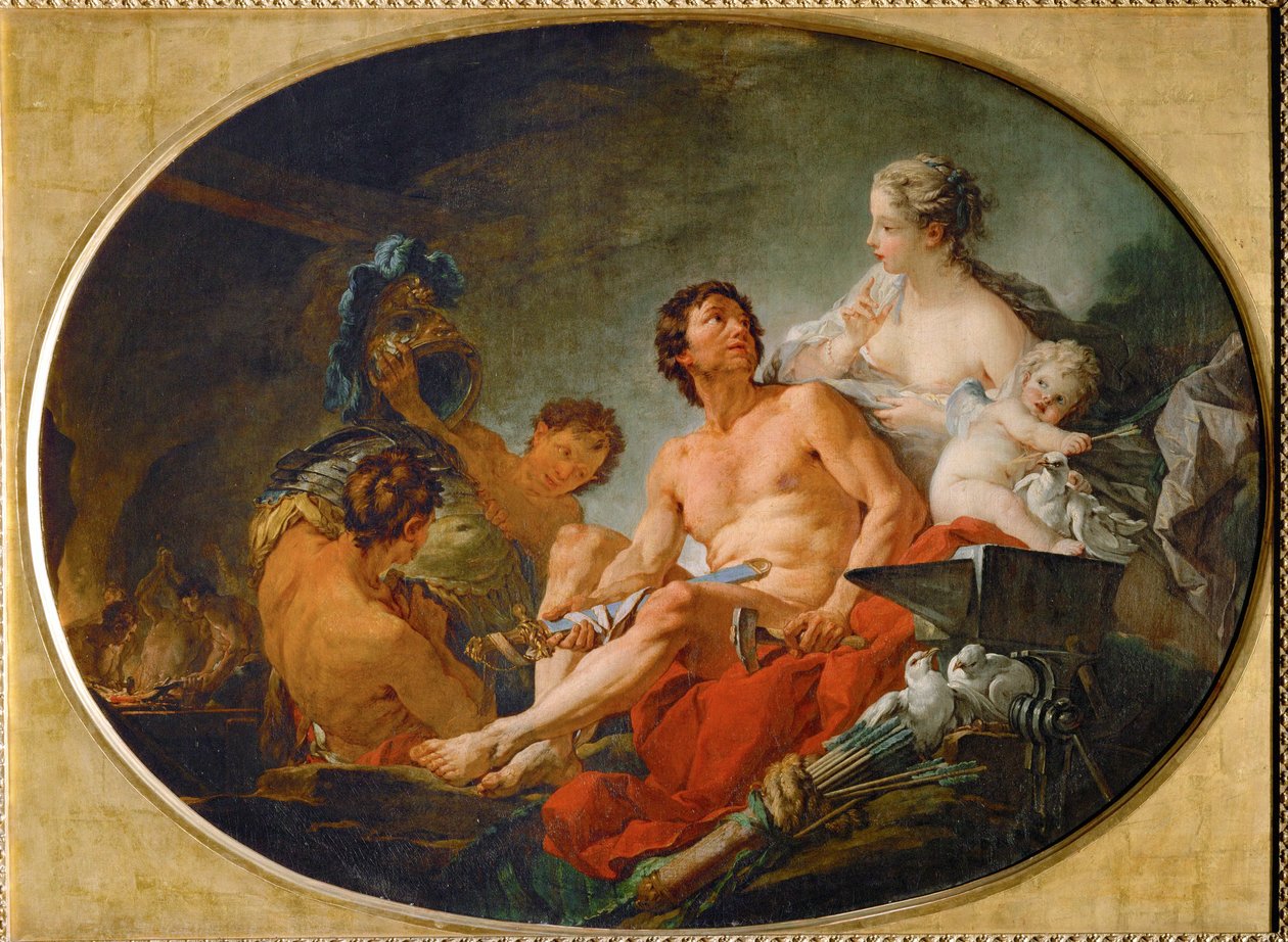 Les forges de Vulcain - A forja de Vulcano ... de François Boucher
