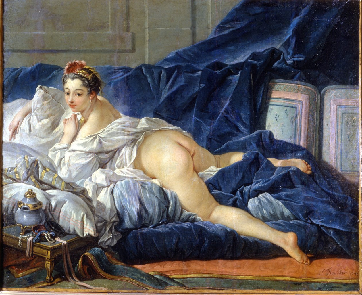 A odalisca. Pintura por François Boucher (1703 - 1770) de François Boucher
