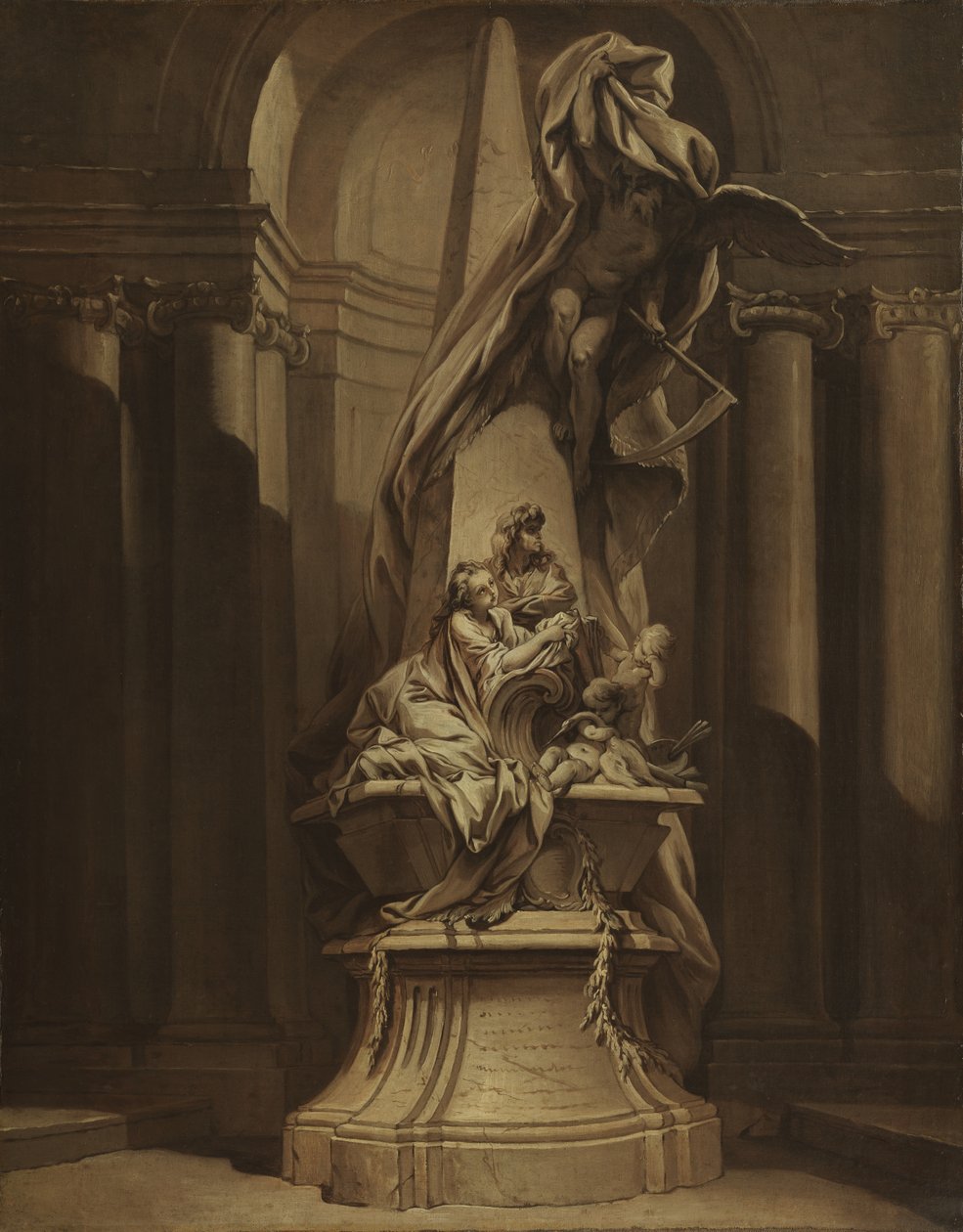 Monumento a Mignard de François Boucher