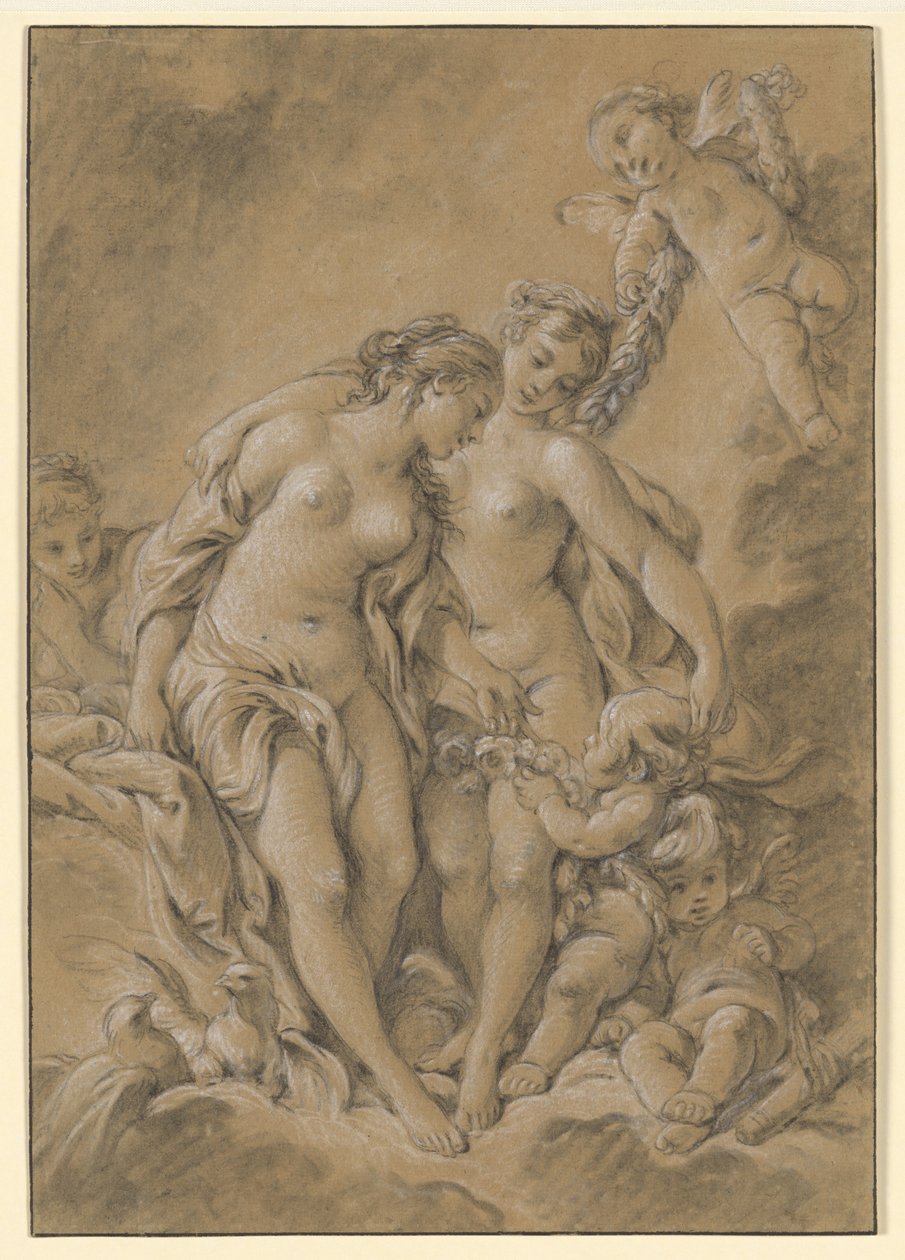 Ninfas e Cupidos de François Boucher