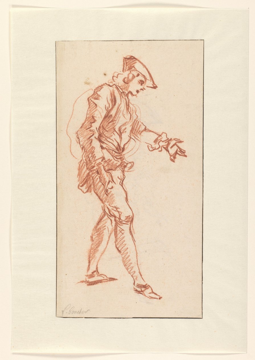 Caçador em pé de François Boucher