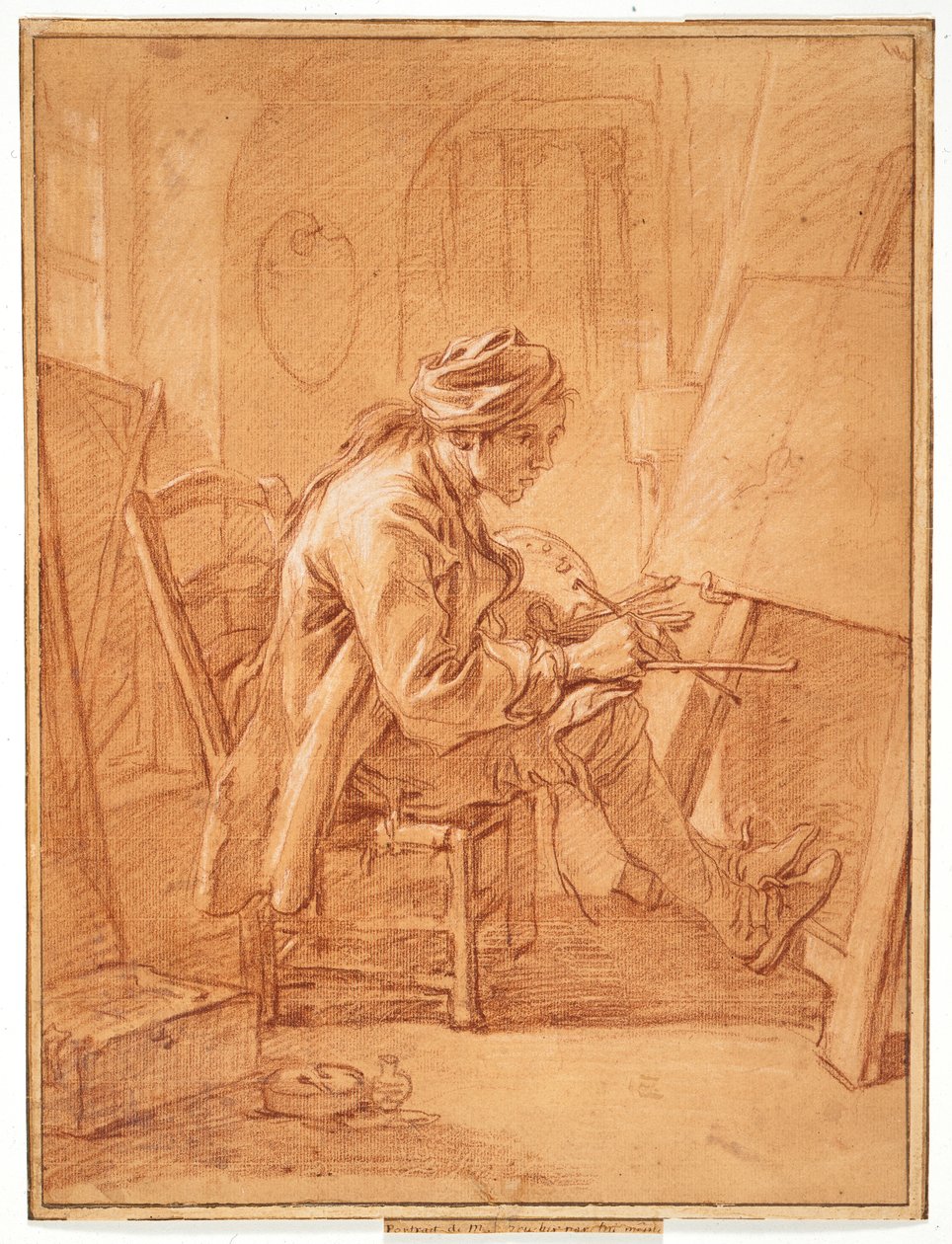 O Artista no Seu Estúdio de François Boucher