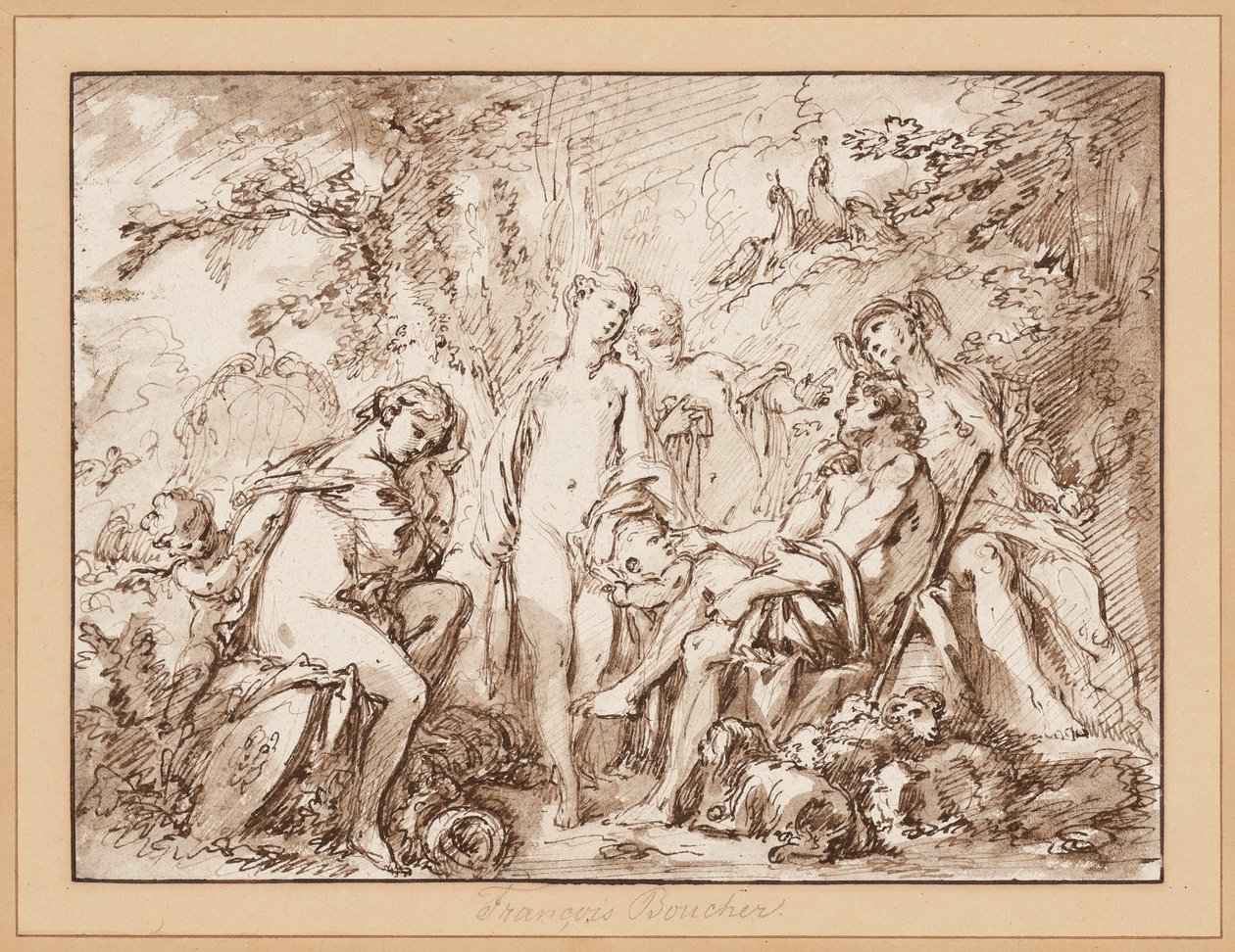 O Julgamento de Paris de François Boucher