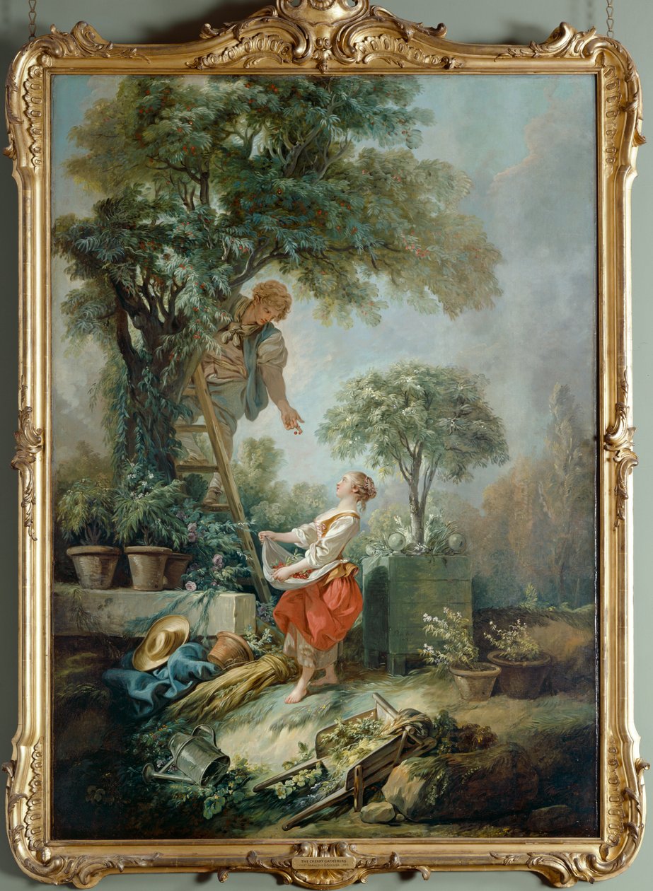 Os apanhadores de cerejas de François Boucher