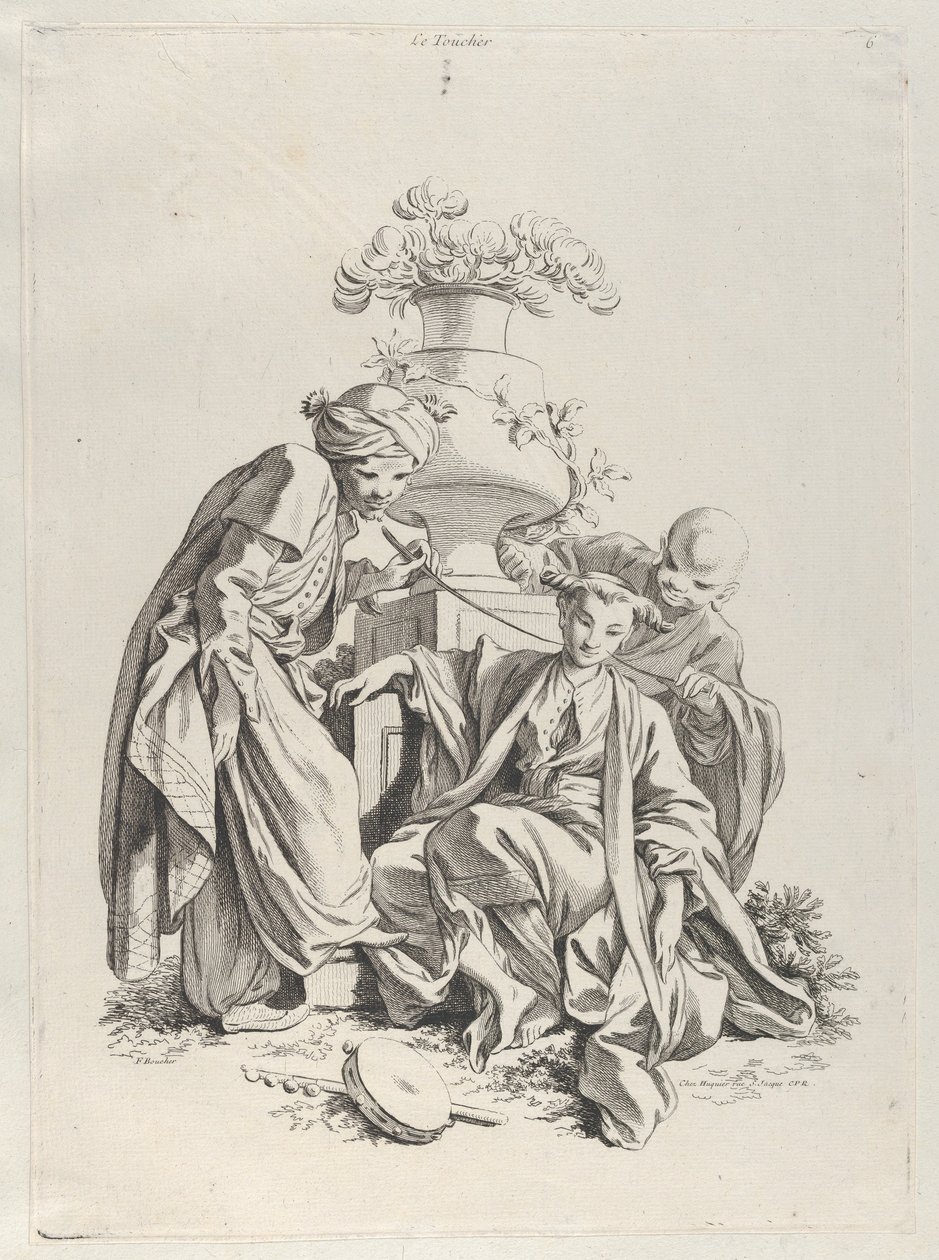 O tato, de «Os Cinco Sentidos» de François Boucher