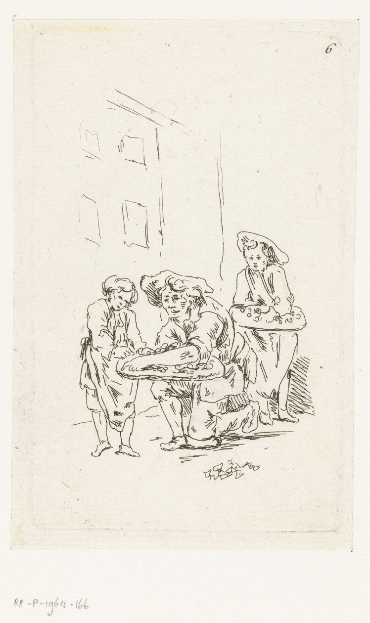 Dois vendedores ambulantes de François Boucher
