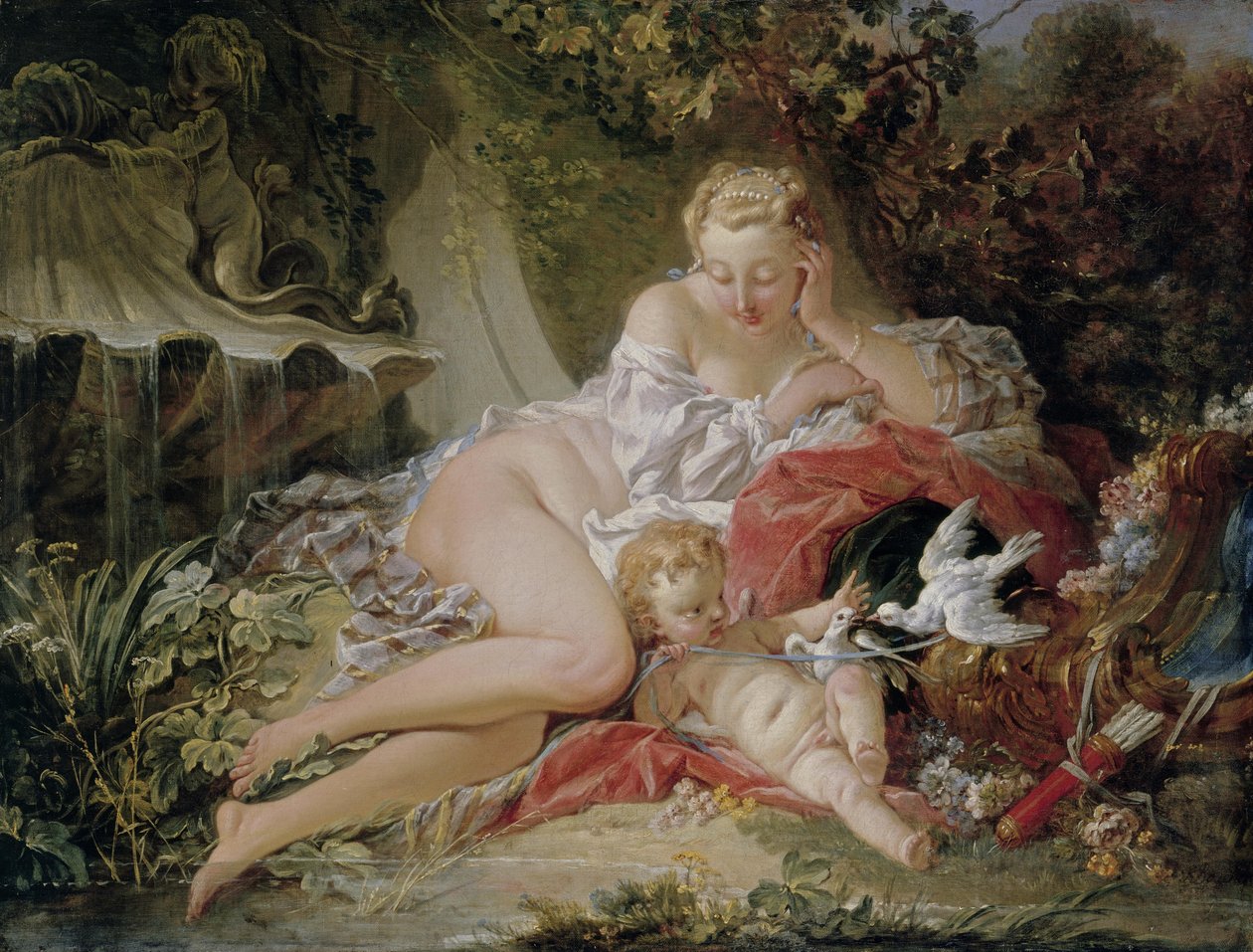 Vénus e Cupido de François Boucher