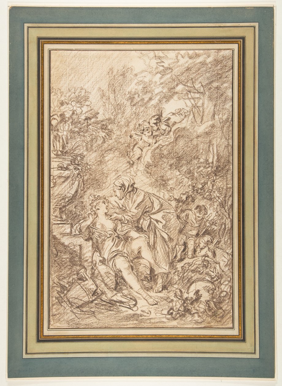 Vertumno e Pomona de François Boucher