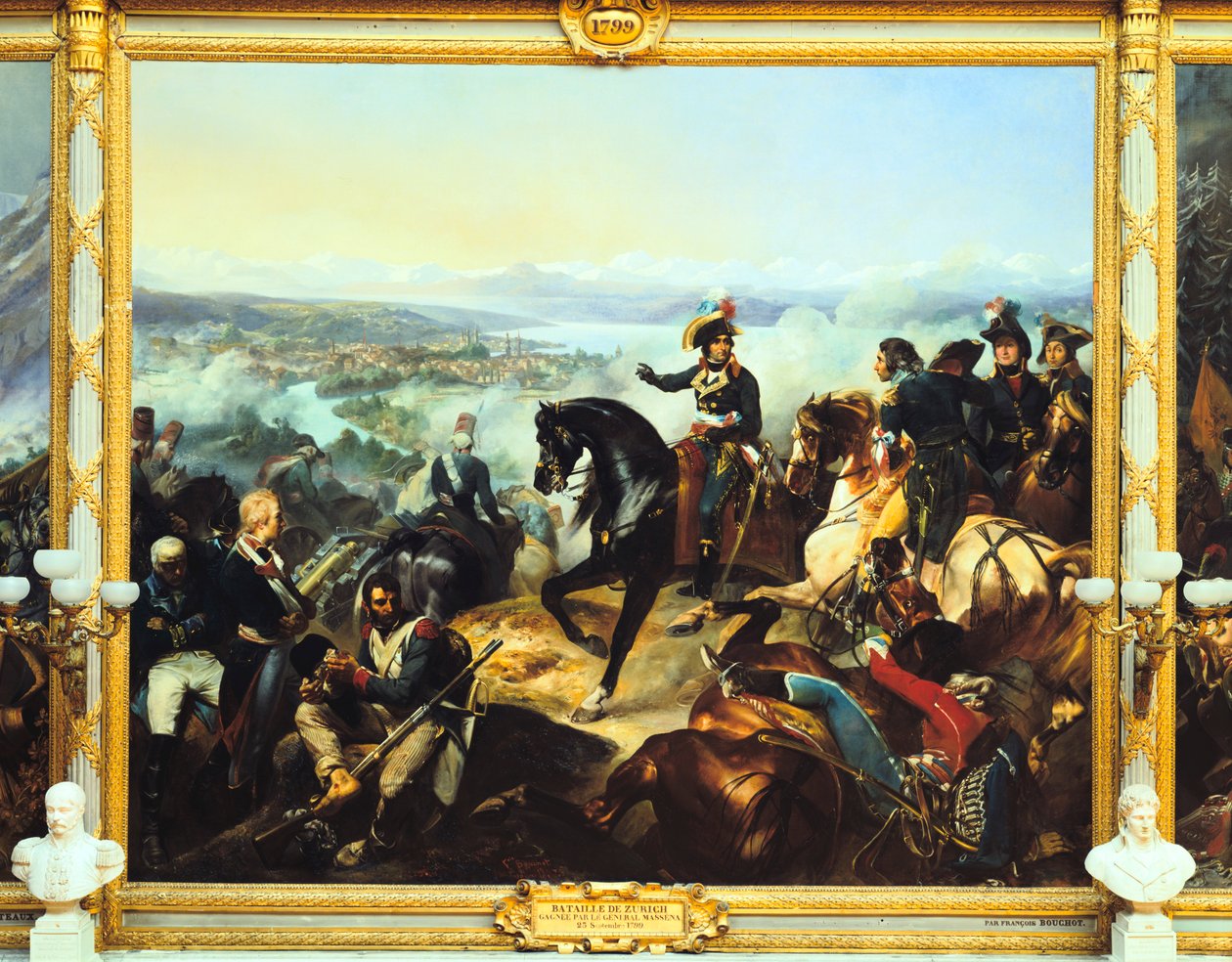 Batalha de Zurique, 25 de setembro de 1799, c1800-c1842 de Francois Bouchot
