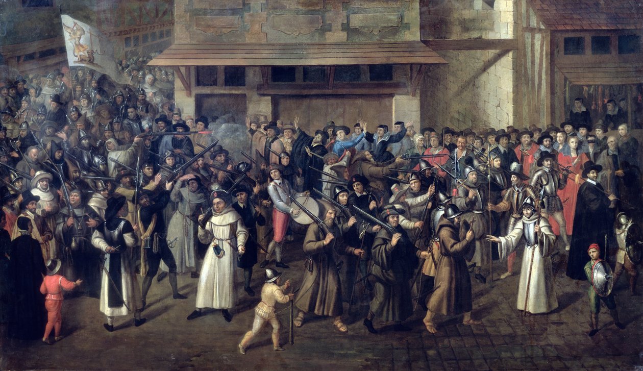 Procissão da Santa Liga, c.1590-93 de Francois Bunel