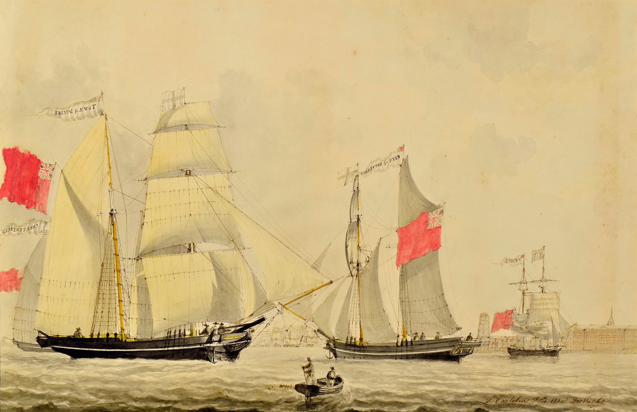 Chesterfield, Cidade de Dundee, Cidade de Roterdão e Vénus perto de Roterdão de Francois Carlebur