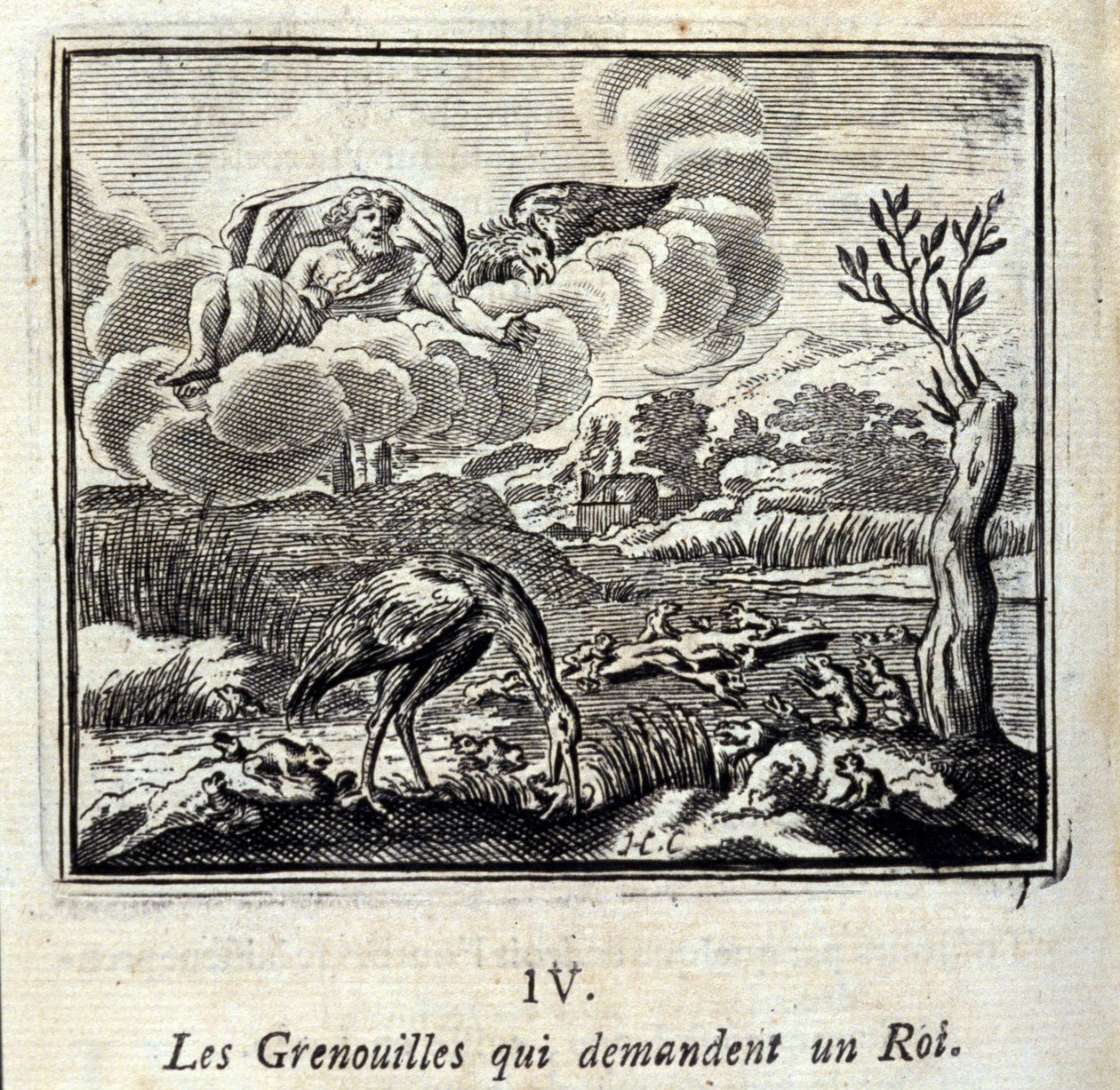 Fábulas de Jean de La Fontaine (1621-95). Ilustração de François Chauveau (1613-1676). Edição de 1728. de Francois Chauveau