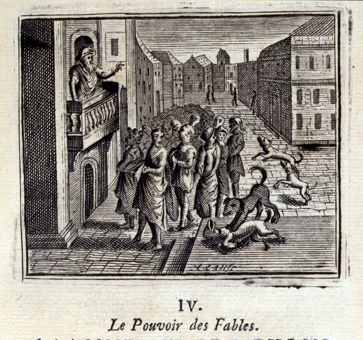 O Poder das Fábulas. Fábulas de Jean de La Fontaine (1621-95). Ilustração de François Chauveau (1613-1676). Edição de 1728. de Francois Chauveau
