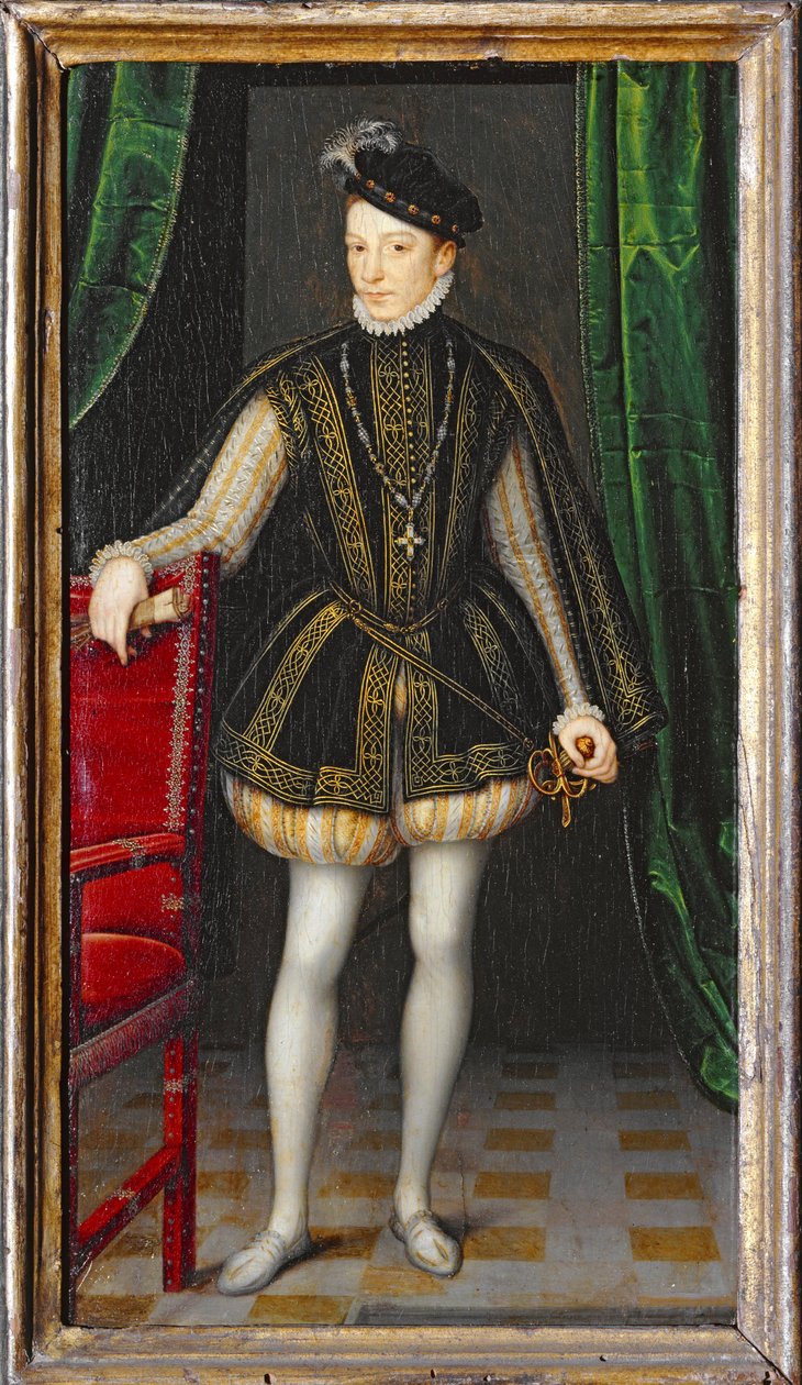 Charles IX, roi de France - Carlos IX, rei de França ... de François Clouet
