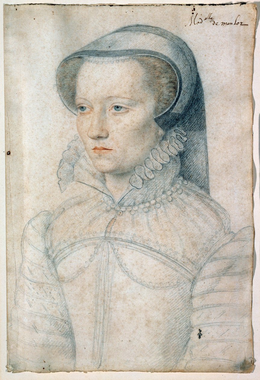 Retrato de Diane de Clermont, Mademoiselle de Monlor de François Clouet