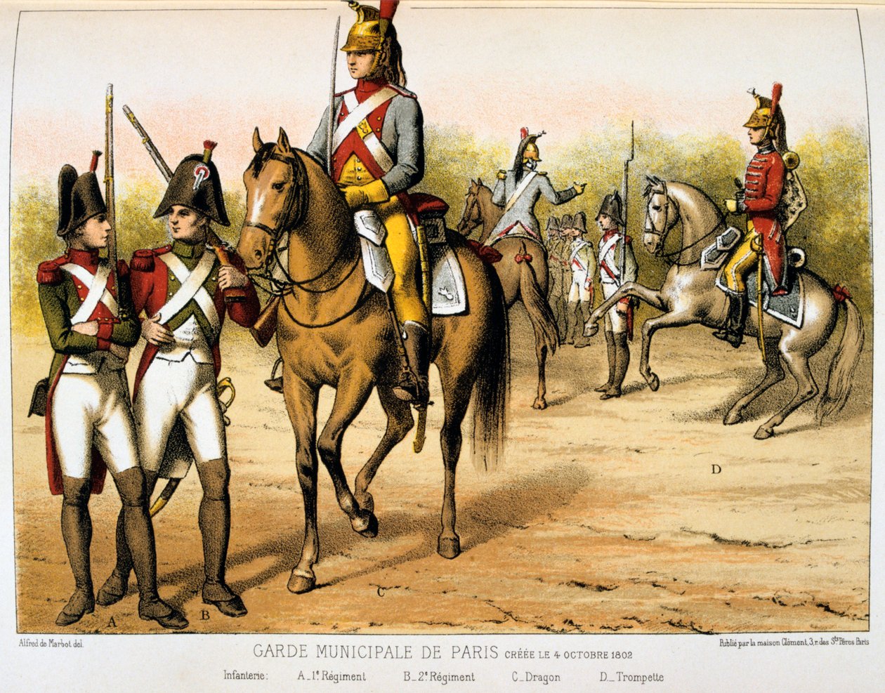 Guarda Municipal de Paris de Francois Cudet
