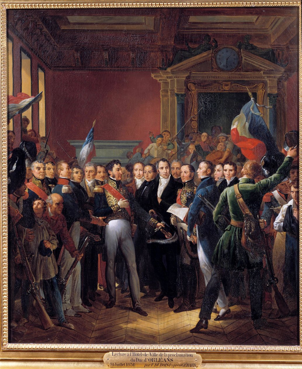 Episódio da Revolução de 1830, dia de julho: o tenente-general de Louis-Philippe d