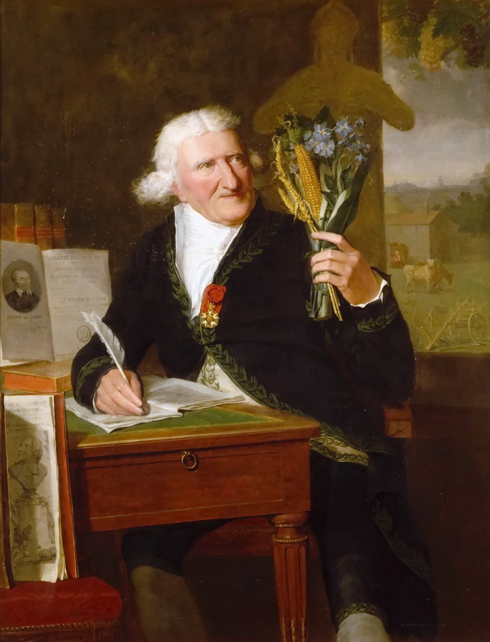 Retrato de Antoine-Augustin Parmentier 1737-1813 de Francois Dumont
