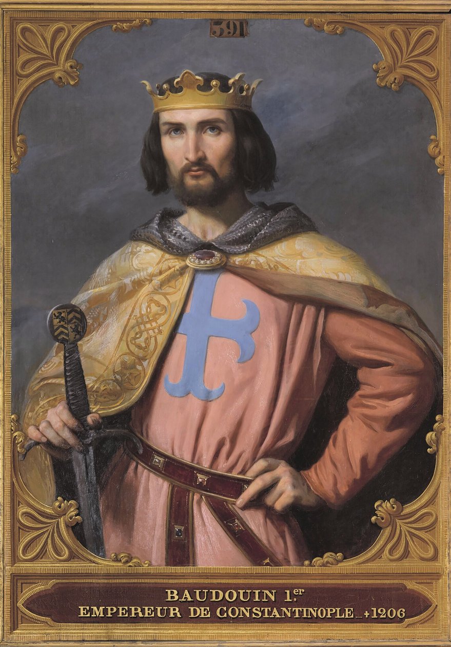Baldwin I de Constantinopla 1171-1205, 1845. de Francois Edouard Picot