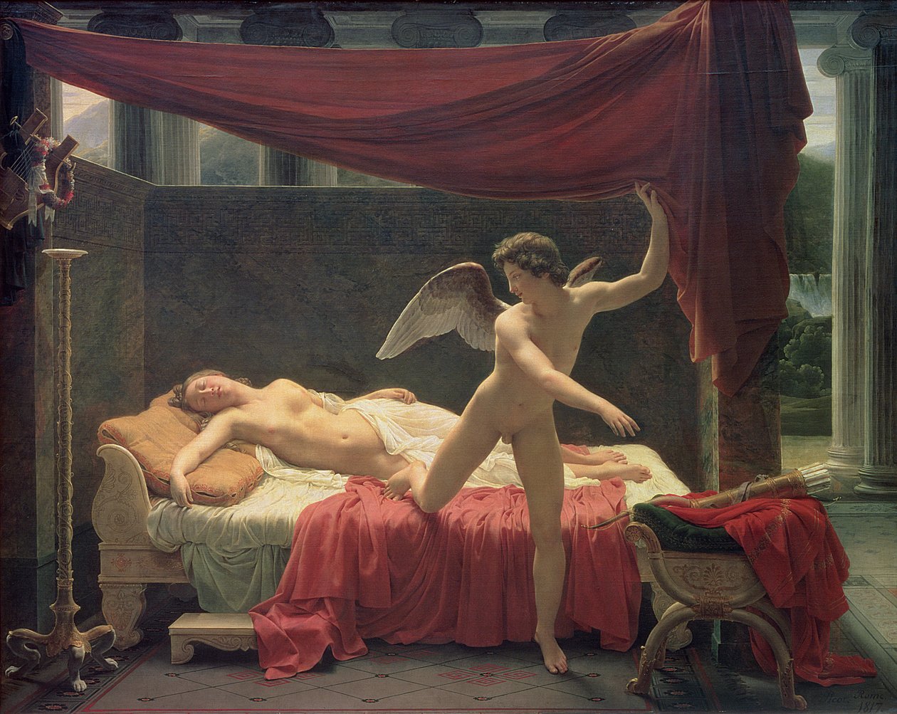 Cupido e Psique, 1817 de Francois Edouard Picot