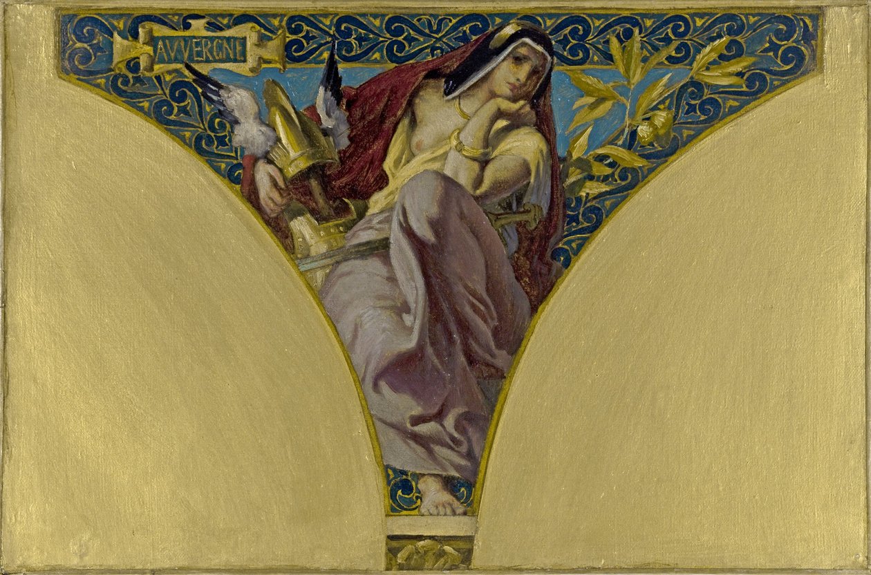 Esboço para a Salle des Fêtes da Câmara Municipal de Paris: L