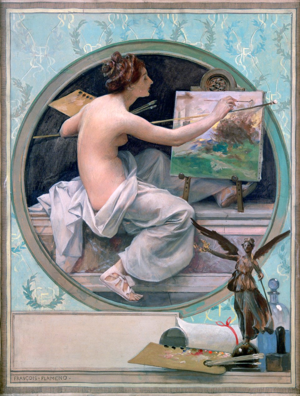 Alegoria, 1856-1923 de Francois Flameng